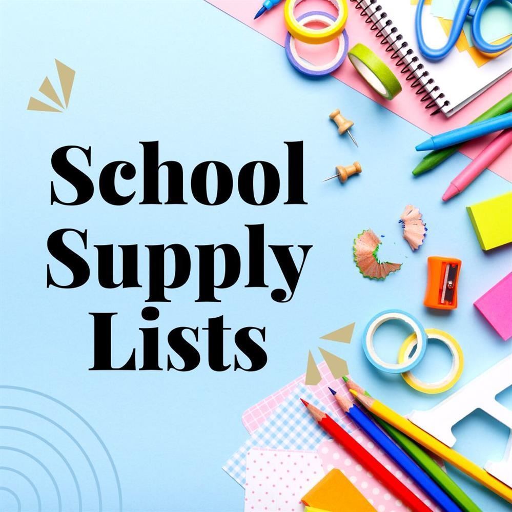 K-8th Grade Supply List